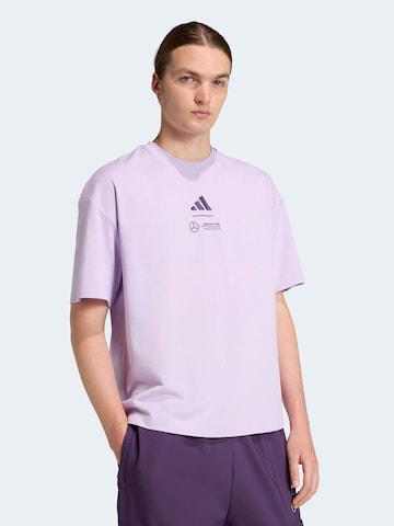 T-Shirt fonctionnel 'Mercedes - AMG Petronas Formula One Team Premium' ADIDAS PERFORMANCE en violet : devant