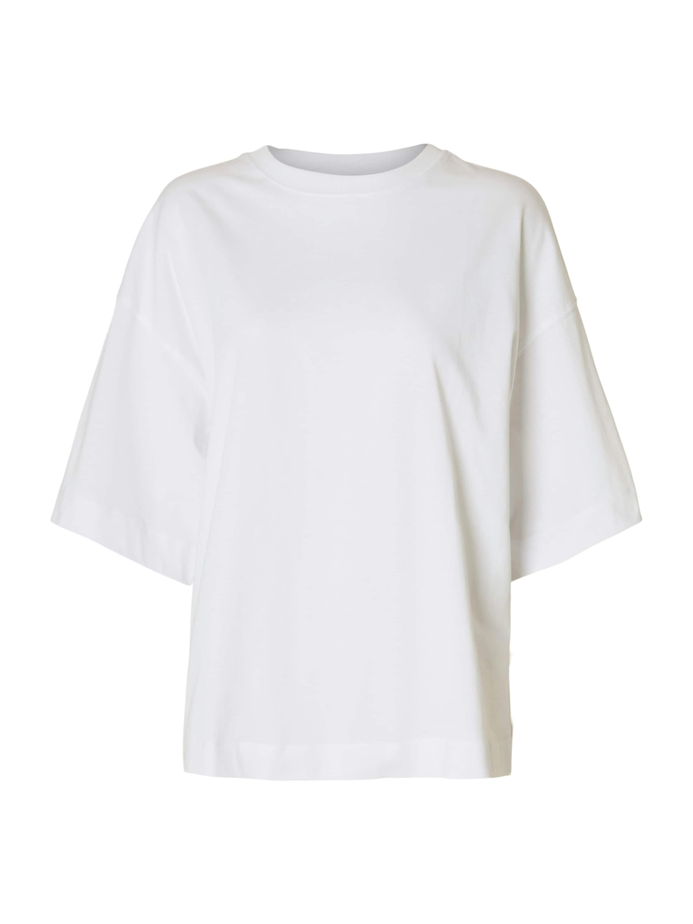 balts SELECTED T-Krekls: no priekšpuses