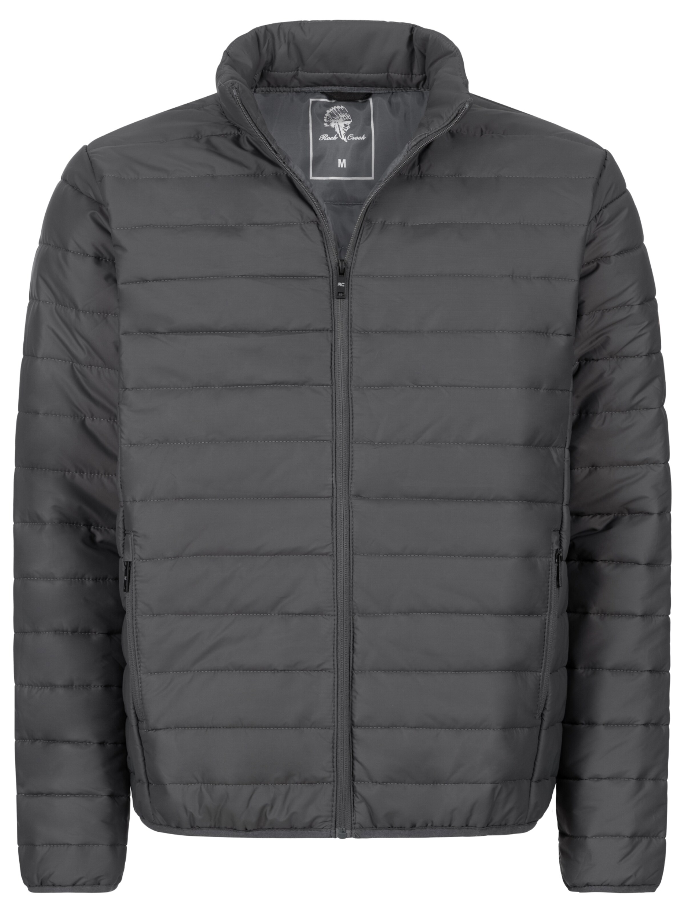 Rock Creek Winterjacke in Grau: Vorderseite