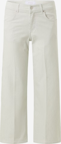 Angels Loose fit Pleat-Front Pants in White: front