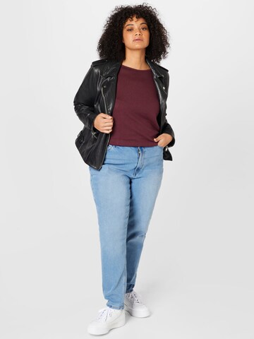 Vero Moda Curve Regular Jeans 'VIBA' in Blauw