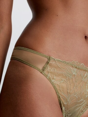 Calvin Klein Underwear Thong in Green