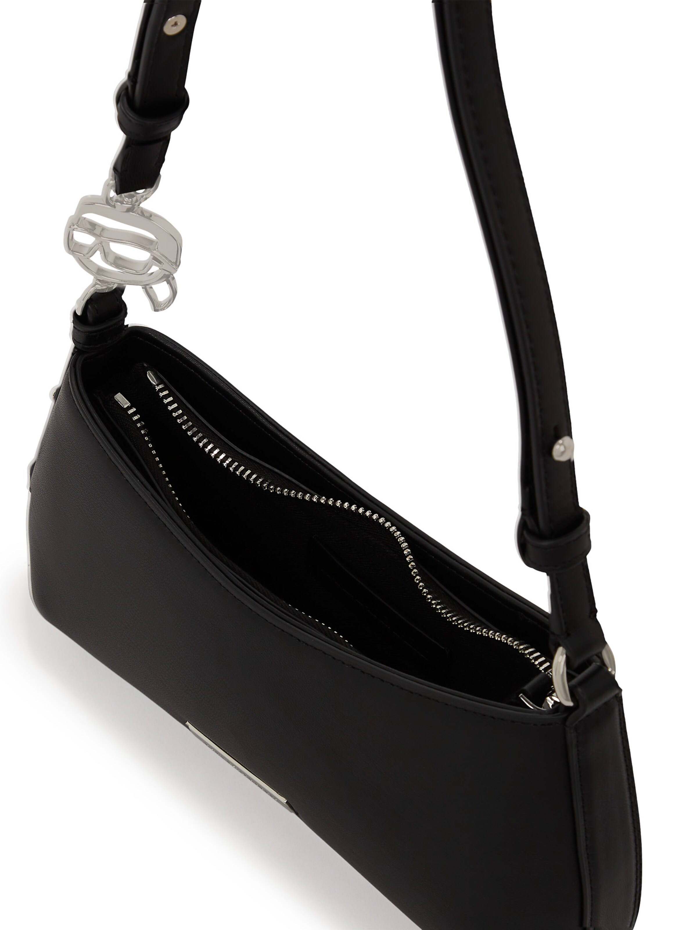 Karl Lagerfeld Válltáskák ' MINI IKON SMOOTH ' - fekete