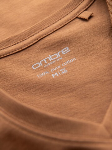 Ombre - Camiseta en marrón