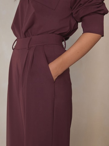 Next Wide Leg Hose in Rot