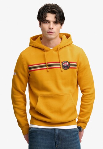 Superdry & Co Sweatshirt in Geel: voorkant