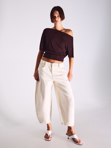 Bershka Shirt in Bruin