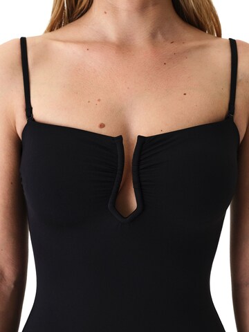 Penti Bandeau Badpak 'Einteiler' in Zwart