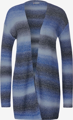 STREET ONE Knit Cardigan in Blue: front