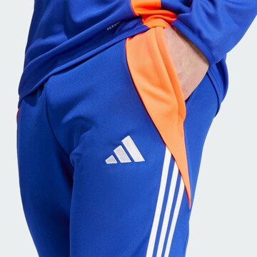 ADIDAS PERFORMANCE Slimfit Sporthose 'Tiro 24' in Blau
