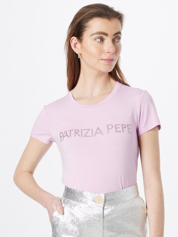 PATRIZIA PEPE T-Shirt 'MAGLIA' in Pink: predná strana