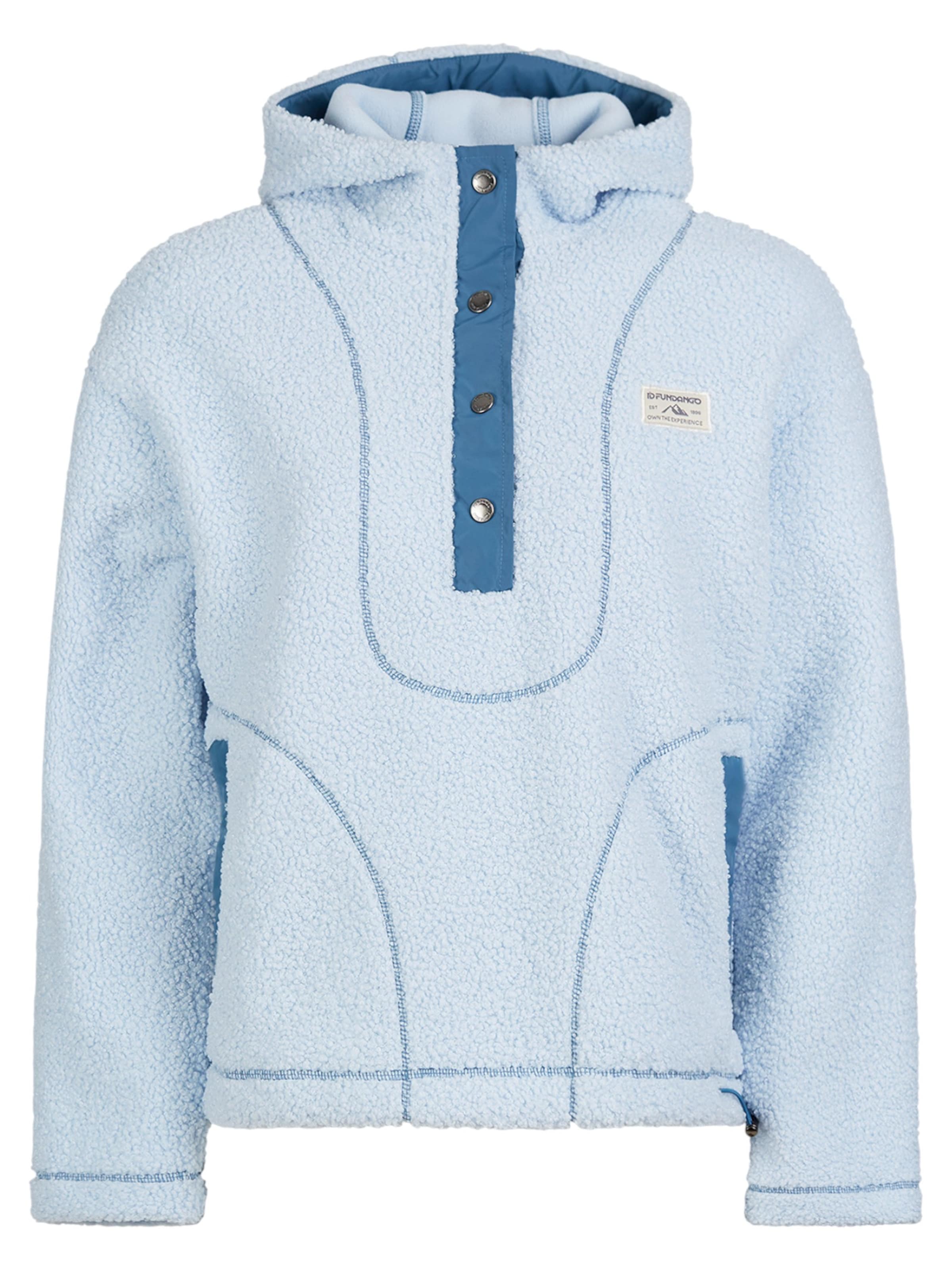 Fundango Fleece jacket in Blue: front