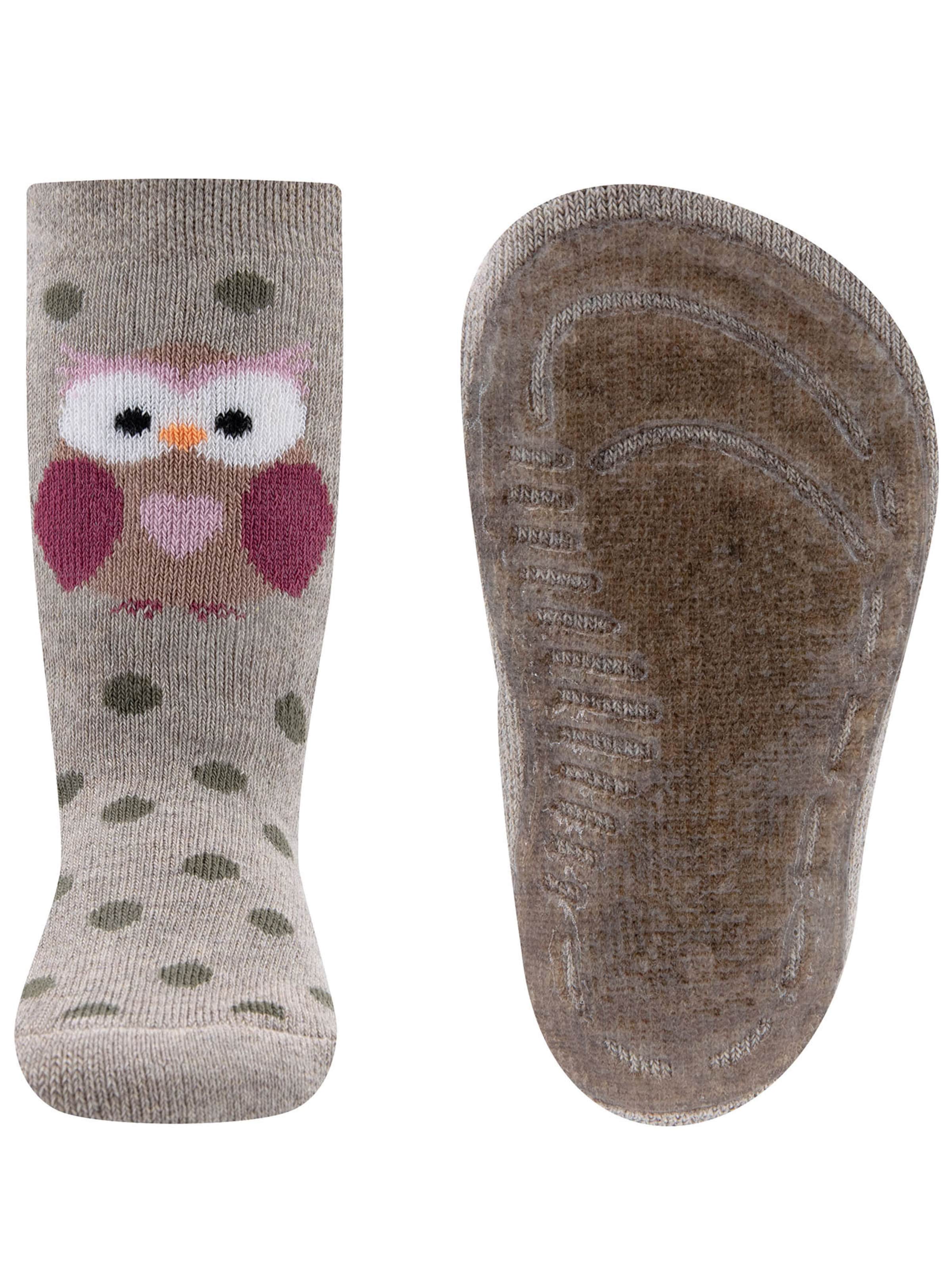 EWERS Носки 'Eule' в Бежевый: спереди