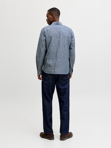 JACK & JONES Regular Fit Hemd in Blau