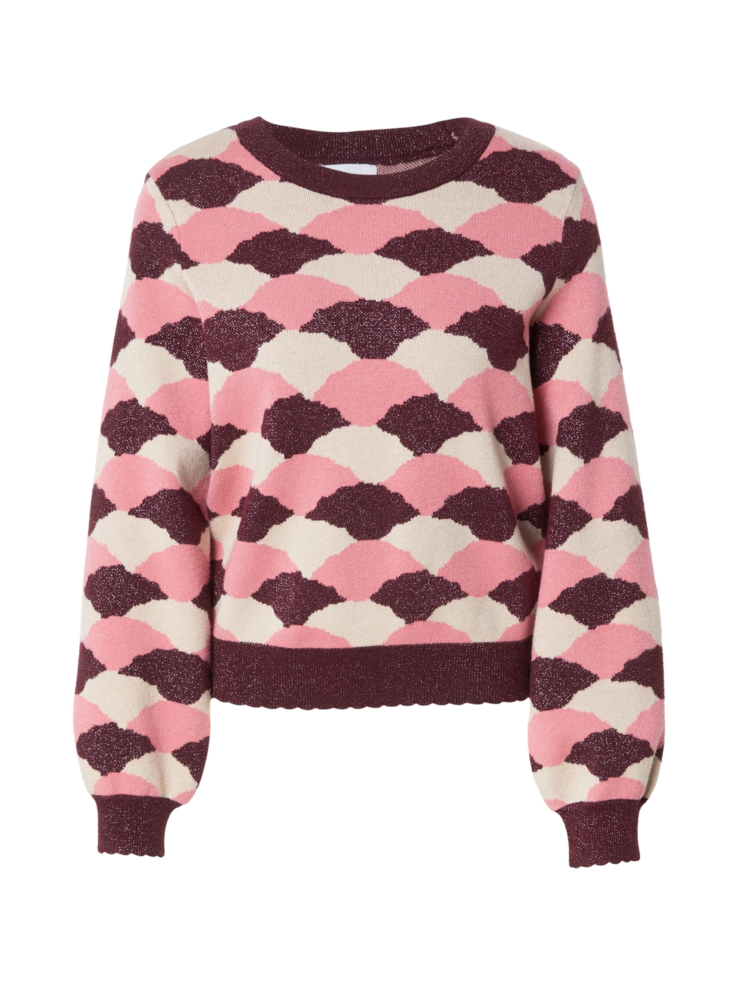 NÜMPH Sweater 'LILA' in Pink: front