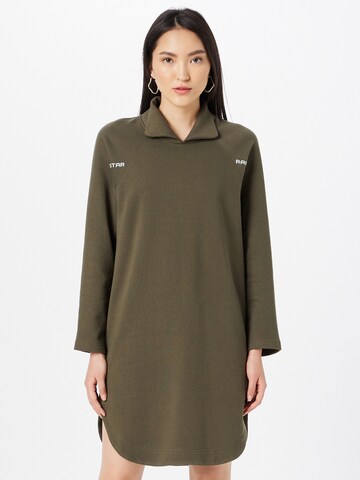 Robe G-Star RAW en vert : devant