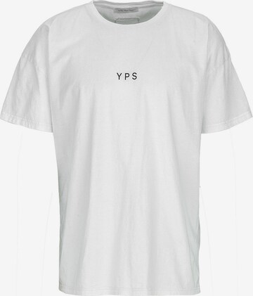 Young Poets - Camisa 'I'm a poet Arne 214' em branco: frente