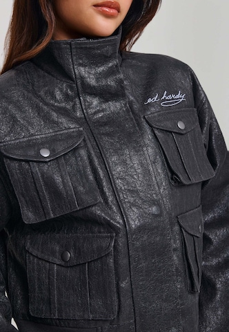 Ed Hardy - Chaqueta de invierno en gris