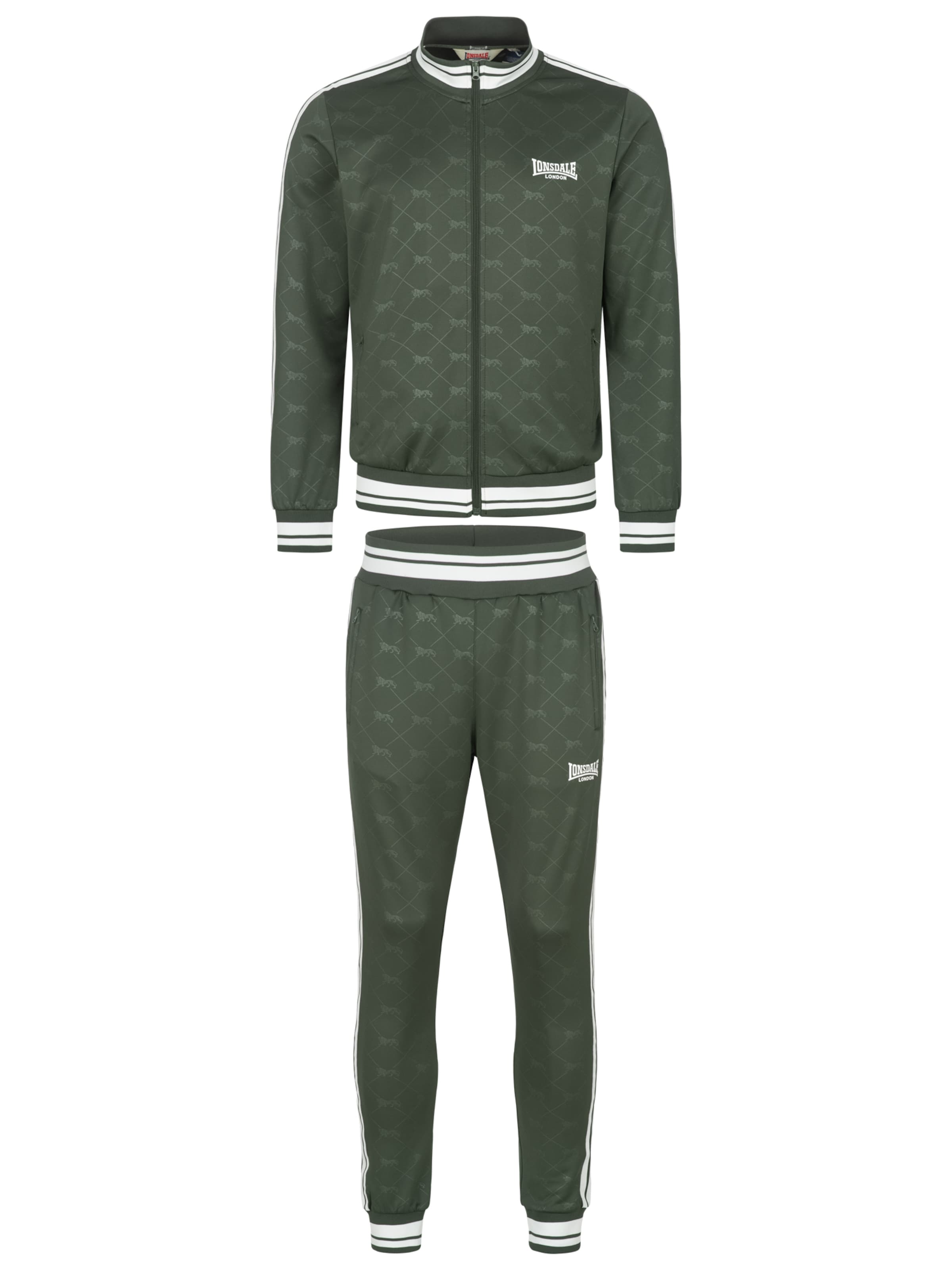 LONSDALE Jooksudress 'Ashwell', värv roheline: eest vaates