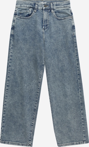 s.Oliver Loosefit Jeans in Blauw: voorkant