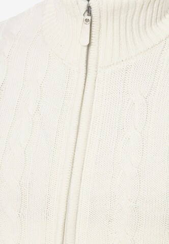 Felix Hardy Knit Cardigan in White