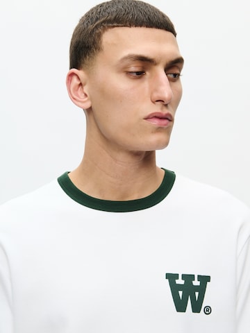 Tricou 'WWParker' de la WOOD WOOD pe alb