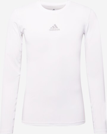 ADIDAS SPORTSWEAR Funktionsshirt 'Compression' in Weiß: predná strana