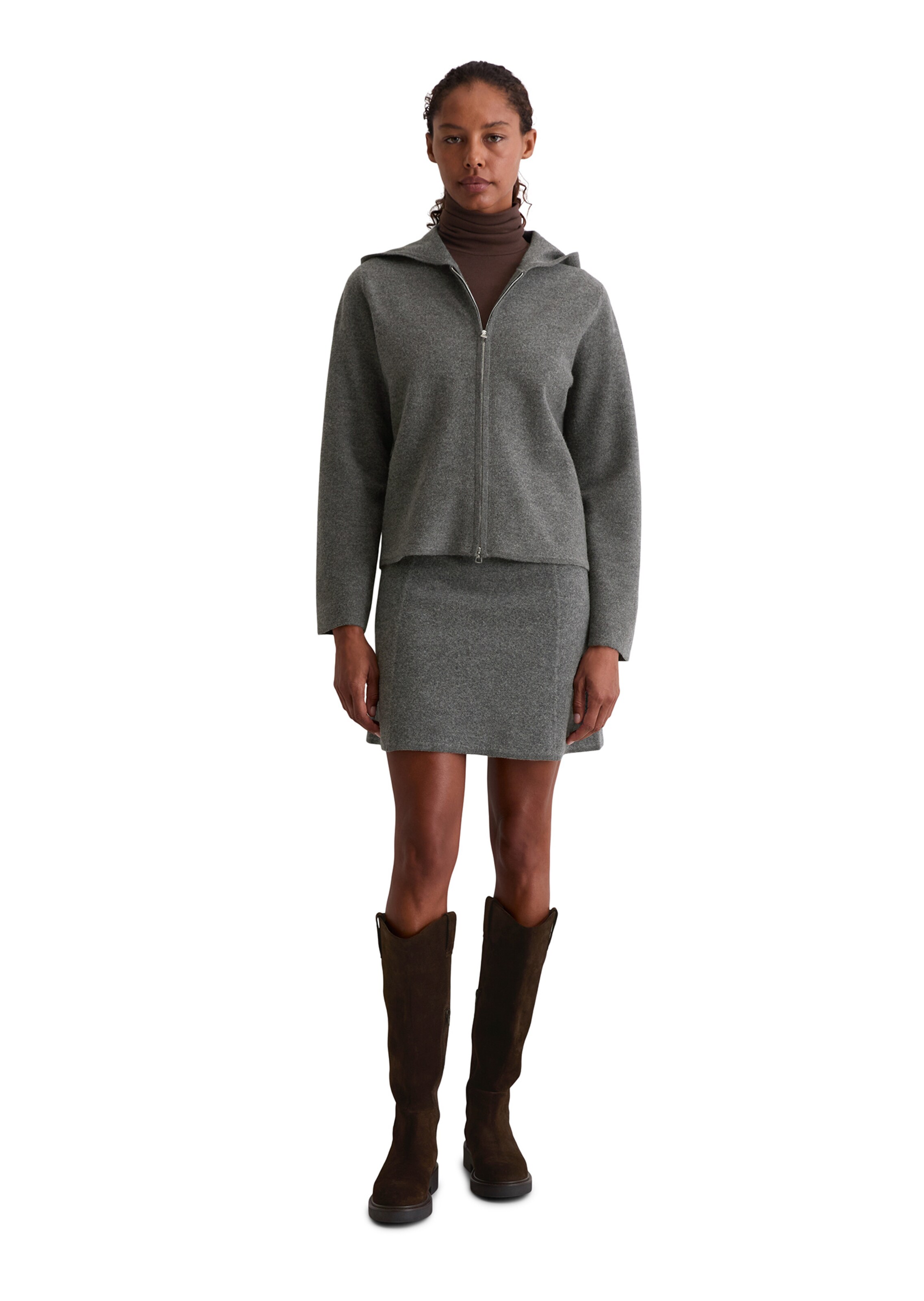 Marc O'Polo Strickjacke in Grau