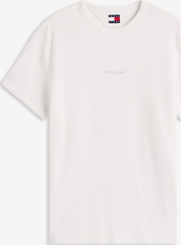 Tommy Jeans Shirt in Wit: voorkant