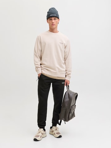 JACK & JONES Tapered Παντελόνι 'JPSTGORDON' σε μαύρο