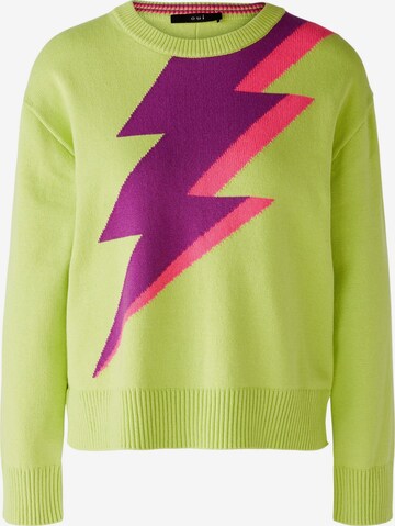 Pull-over OUI en vert : devant