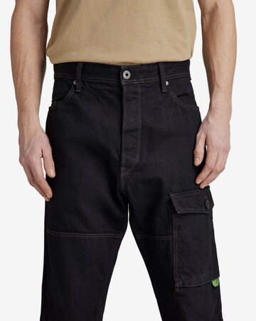 G-Star RAW Loosefit Cargohose in Schwarz