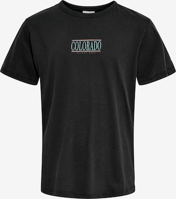 KIDS ONLY Shirt in Black: front