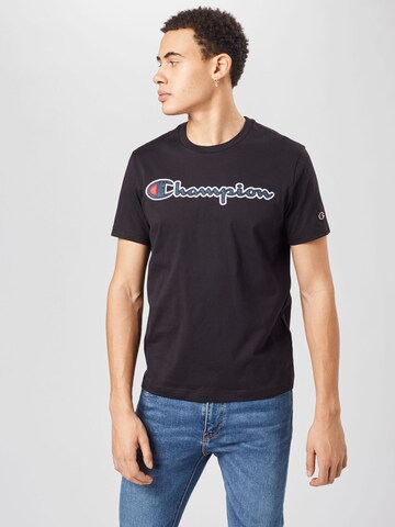 Champion Authentic Athletic Apparel Regular fit Shirt in Zwart: voorkant