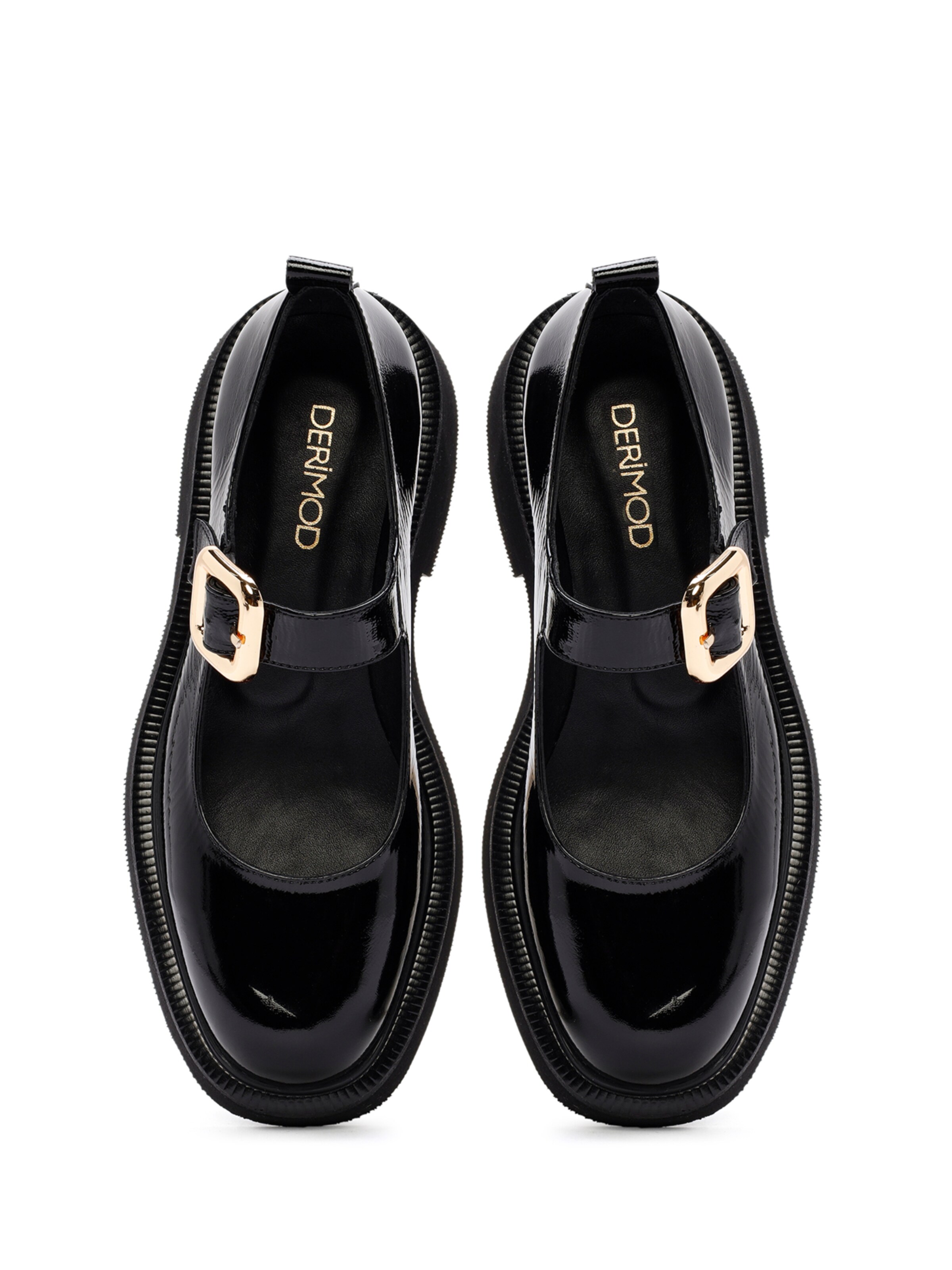 Ballerines à lanières Derimod en noir