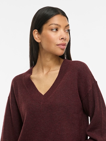 VILA Sweater 'VILiga' in Red