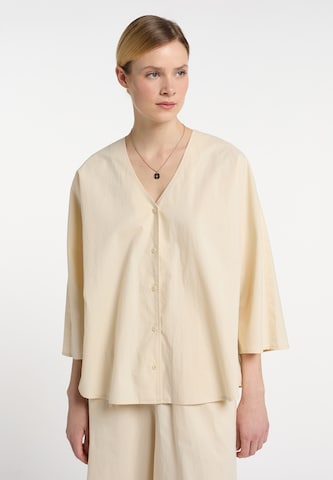 DreiMaster Klassik Bluse in Beige: predná strana