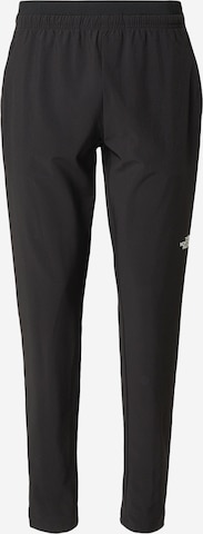 THE NORTH FACEregular Sportske hlače 'W FLEX WOVEN JOGGER' - crna boja: prednji dio