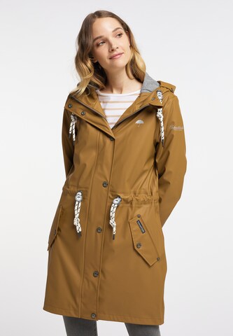 Schmuddelwedda Raincoat in Brown: front