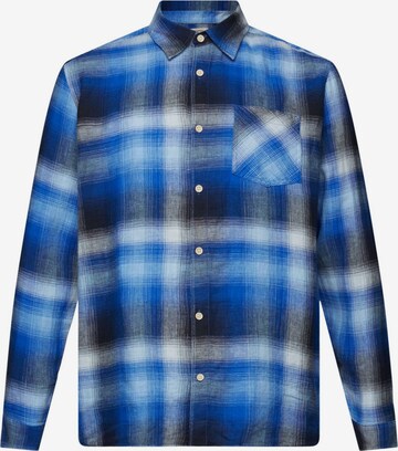 Coupe regular Chemise ESPRIT en bleu : devant