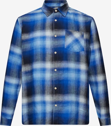 Coupe regular Chemise ESPRIT en bleu : devant