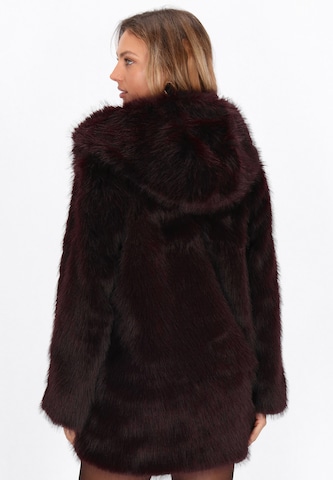 Manteau d’hiver faina en rouge