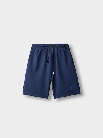 Burocs Hose 'Herringbone'‌‌‌‌ in Blau: Vorderseite