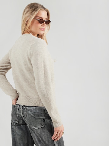 VILA Knit cardigan 'VISALSA' in Beige