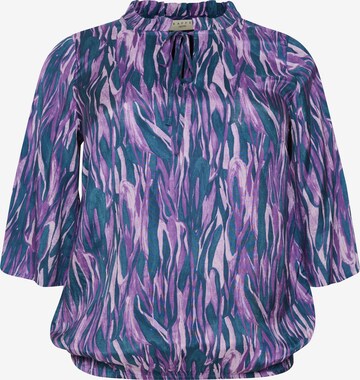 KAFFE CURVE Blouse 'Dory' in Lila: voorkant