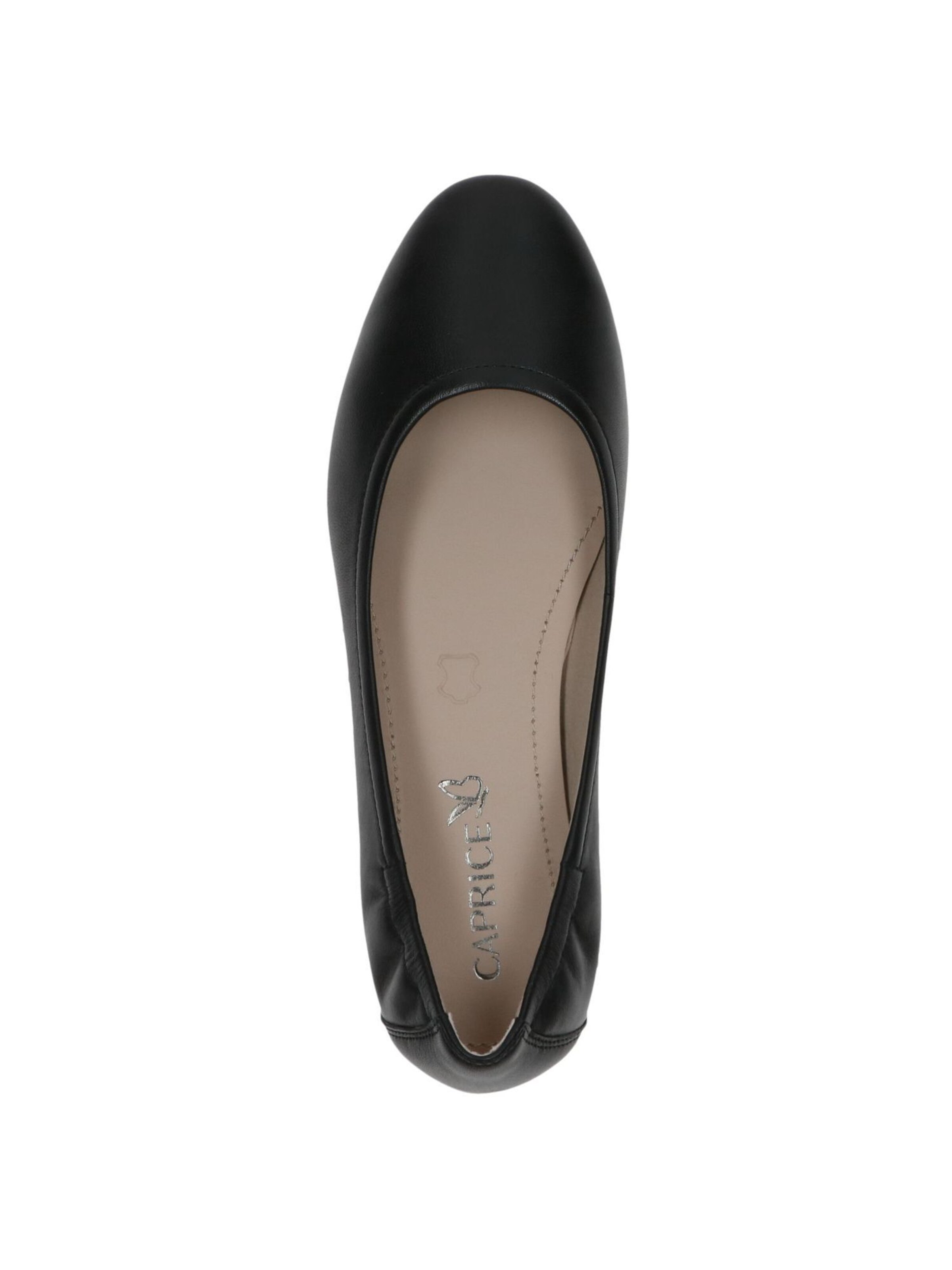 CAPRICE Ballerina in Zwart