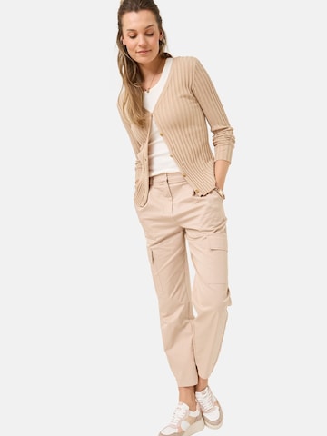 Tamaris Gebreid vest in Beige