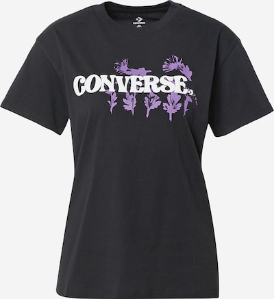 CONVERSE Shirts i lyselilla / sort / hvid, Produktvisning