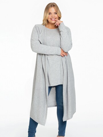 Cardigan Yoek en gris : devant