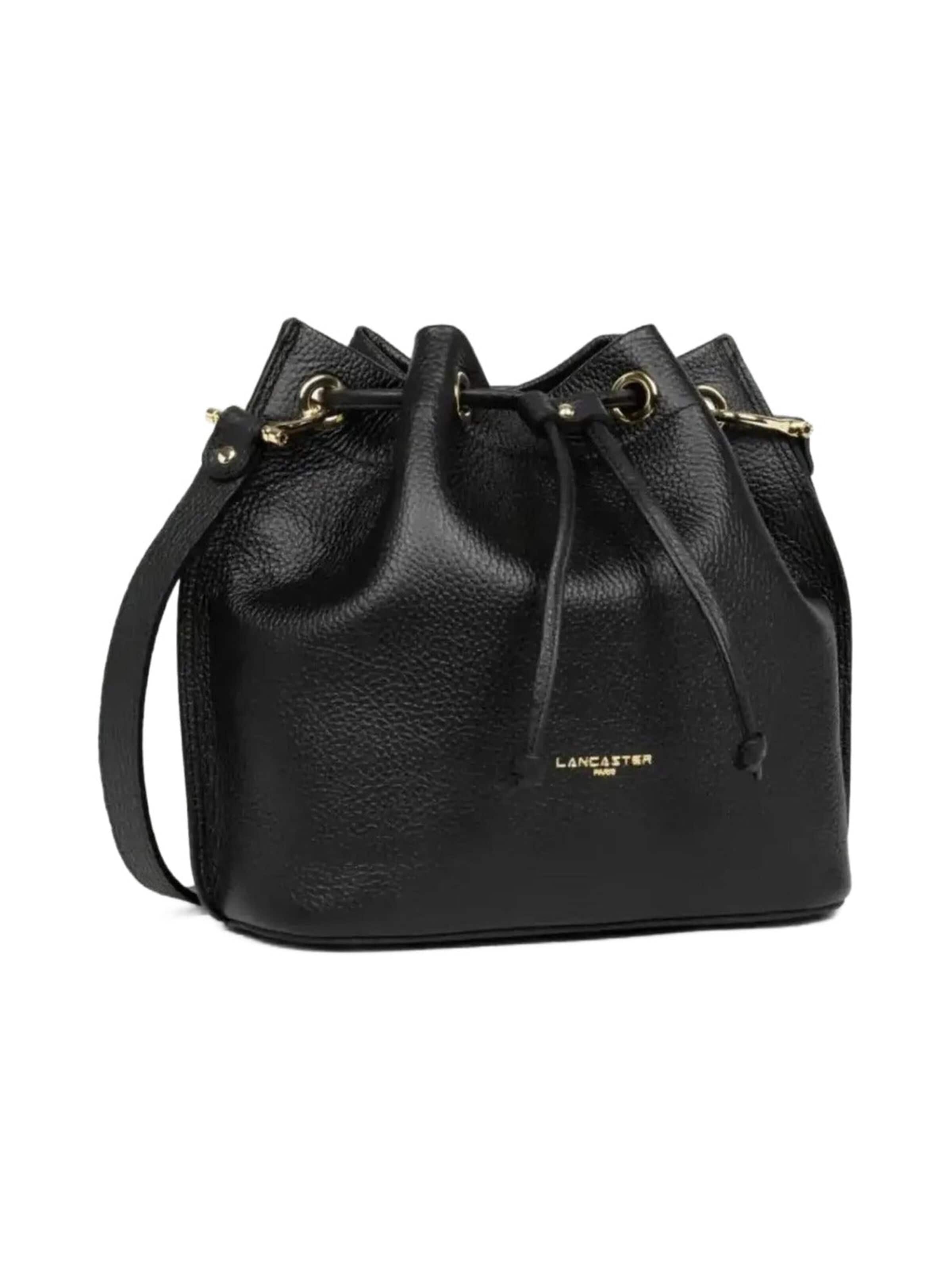 LANCASTER ParisVrećasta torba 'Lancaster Bourse Alba Double M Noir/Nude' - crna boja